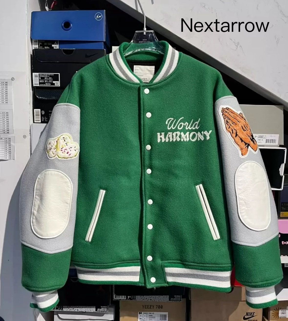 Saint Michael Saint Michael 23ss varsity jacket 2412-Nextarrow Size US L / EU 52-54 / 3 - 1 Thumbnail