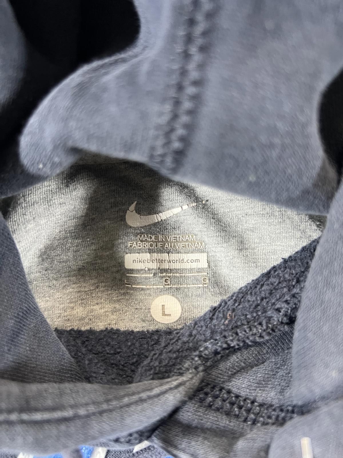Nike Nike Men's Hoodie with Blue Logo, Size L Size US L / EU 52-54 / 3 - 3 Thumbnail