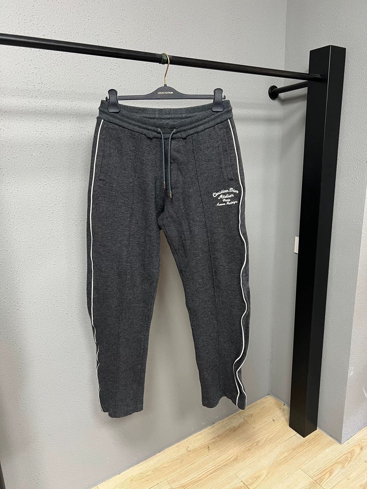 Dior gray wool casual pants by Dior Size US 34 / EU 50 - 1 Thumbnail