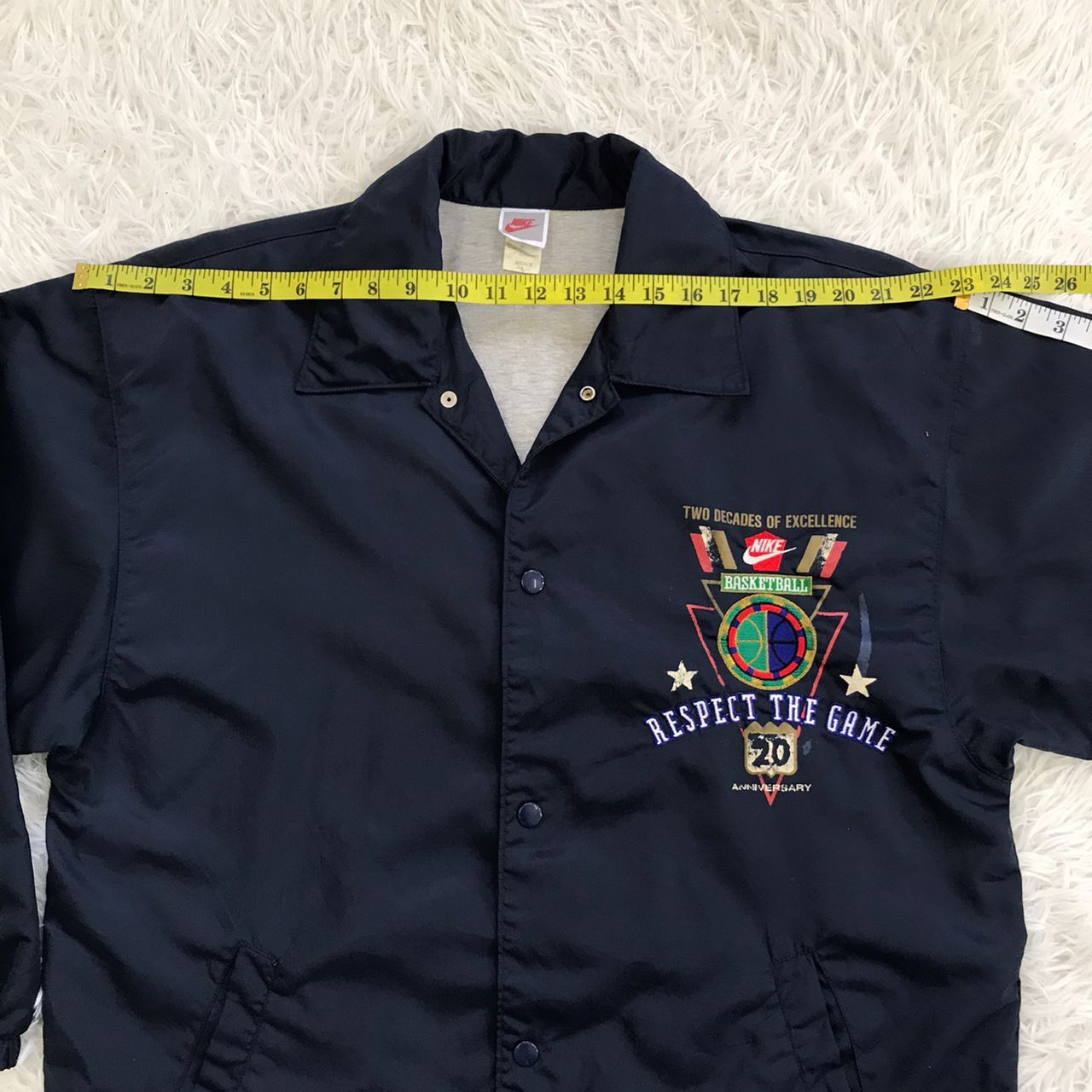 Nike Vtg 80s-90s Nike Basketball 20th Anniversary Jacket Size US L / EU 52-54 / 3 - 5 Thumbnail