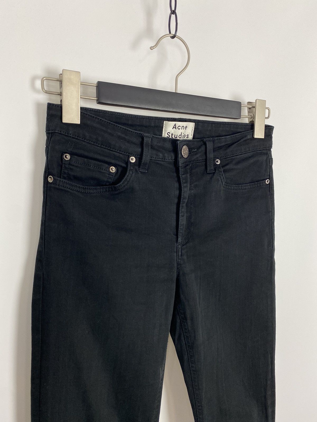 Acne Studios Acne Studios Skin 5 Black Skinny Denim Pants 28/32 Size 28" / US 6 / IT 42 - 2 Thumbnail