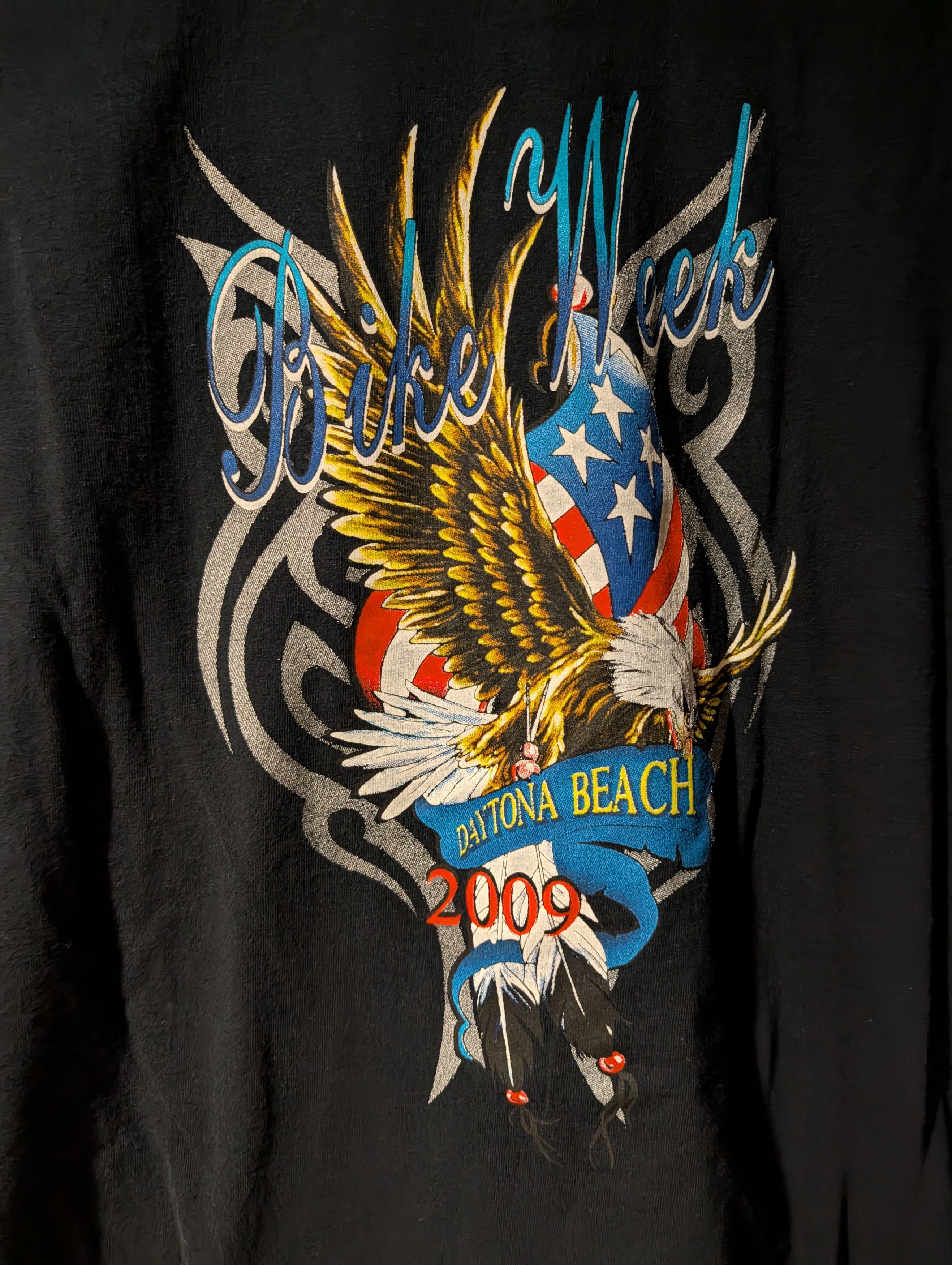 Harley Davidson Vintage 2009 Daytona Beach Bike Week T Shirt Size Biker Size US XXL / EU 58 / 5 - 2 Thumbnail