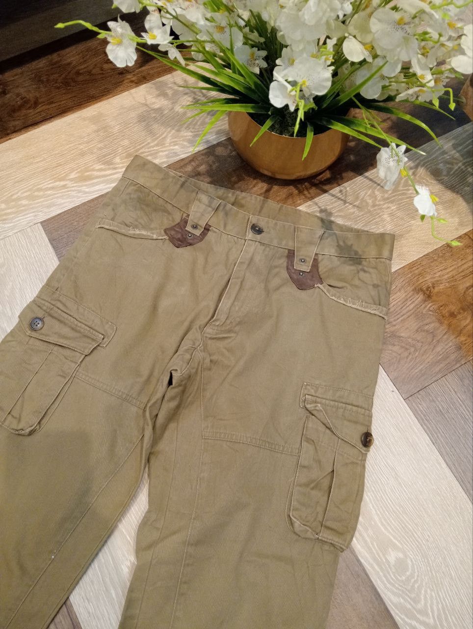 PPFM JAPANESE PPFM ANARCHY DENIM EUSTERN ROCK CARGO PANTS Size US 32 / EU 48 - 5 Thumbnail