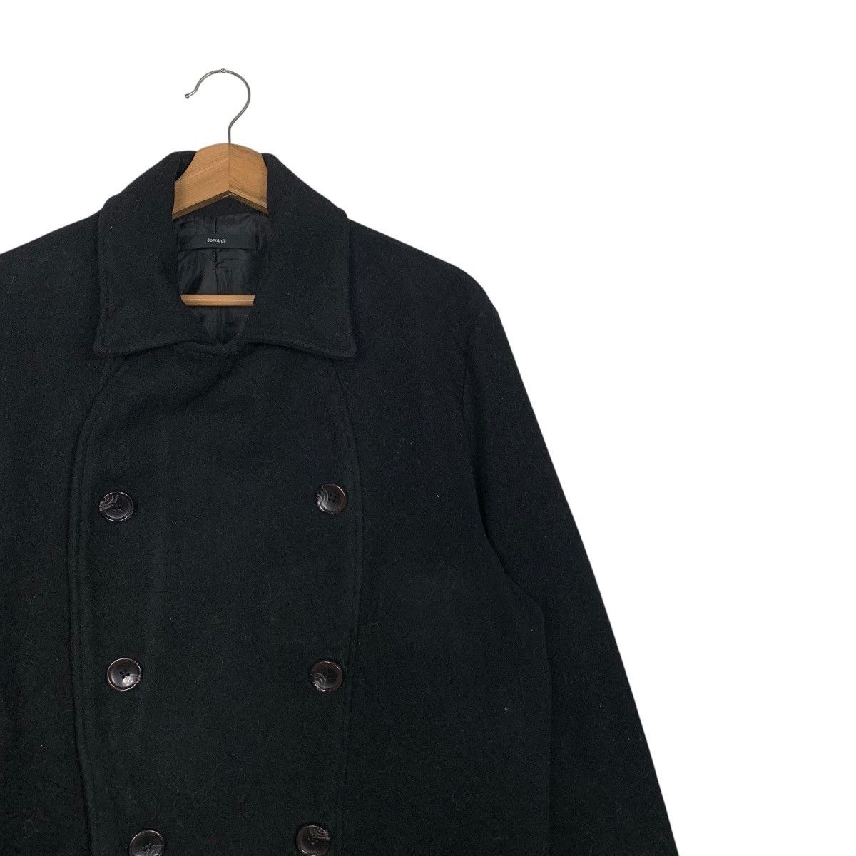Johnbull JOHNBULL Double Breasted Wool Blend Coat Jacket #2751-C124 Size US L / EU 52-54 / 3 - 4 Thumbnail