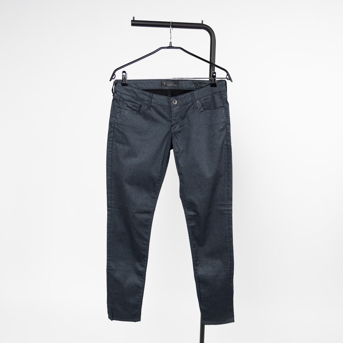 Guess Guess Beverly Skinny Black Trousers Stretch Slim Fit Pants Size 30" / US 8 / IT 44 - 1 Thumbnail