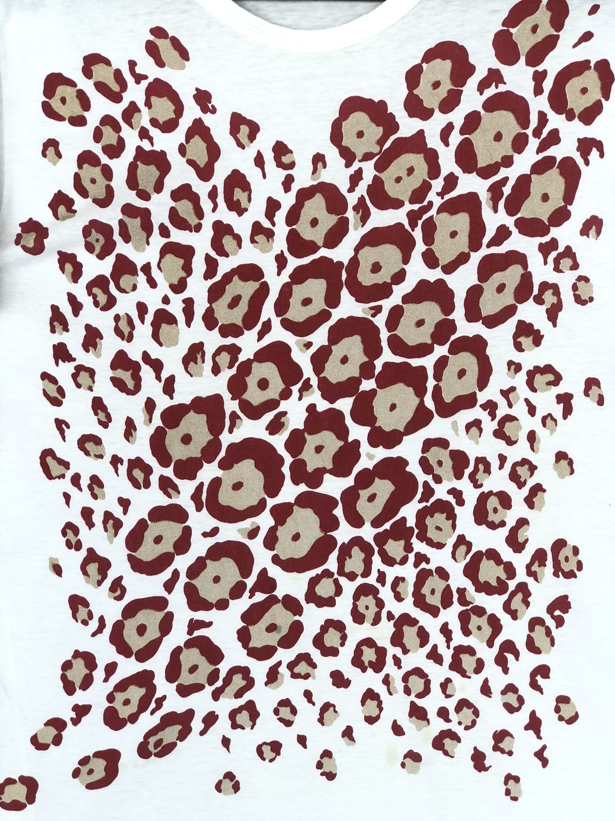 Vintage 80s KANSAI Leopard Skin Punk Design