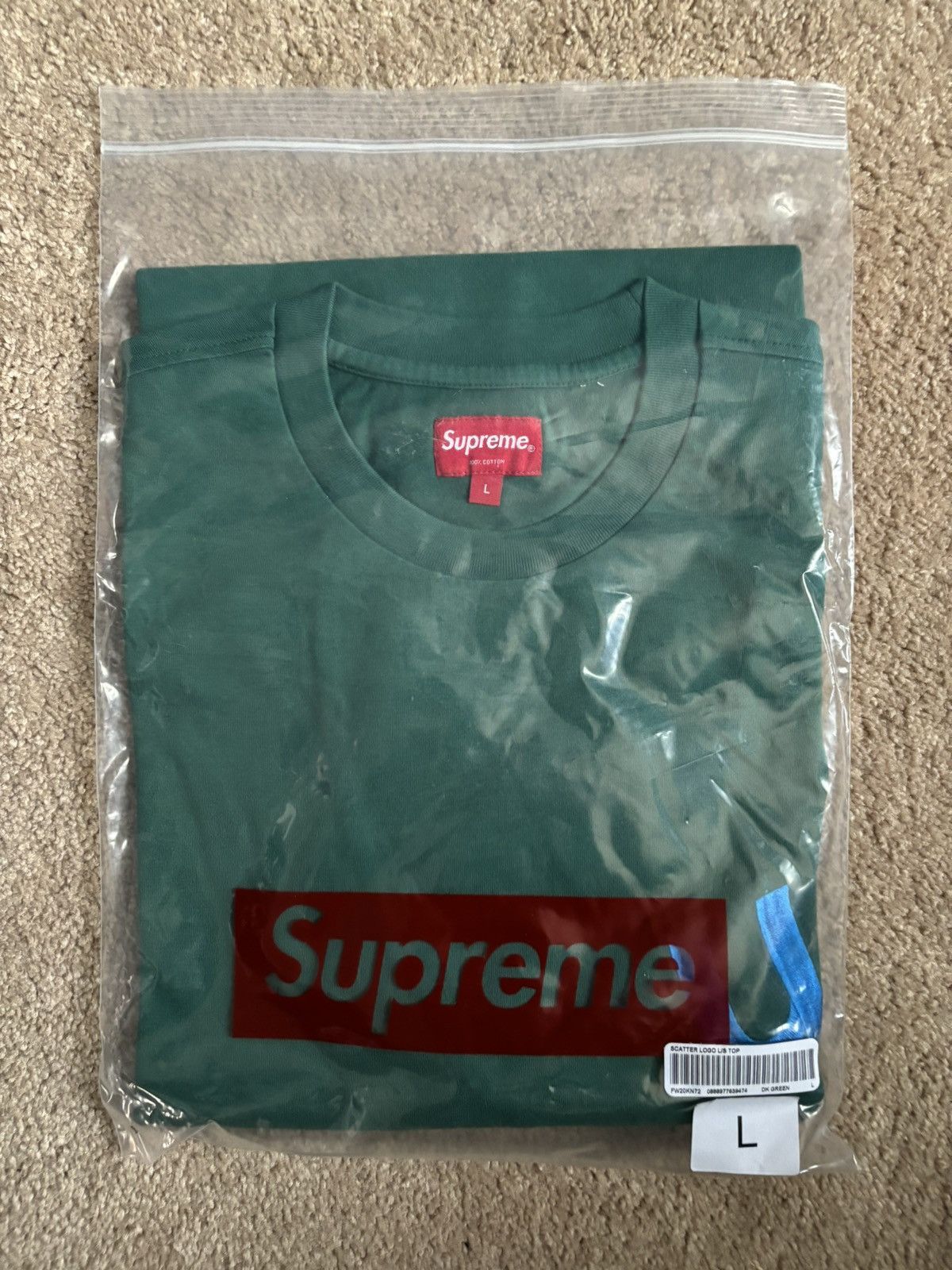 Supreme Supreme Scatter Logo Long Sleeve Size US L / EU 52-54 / 3 - 2 Thumbnail
