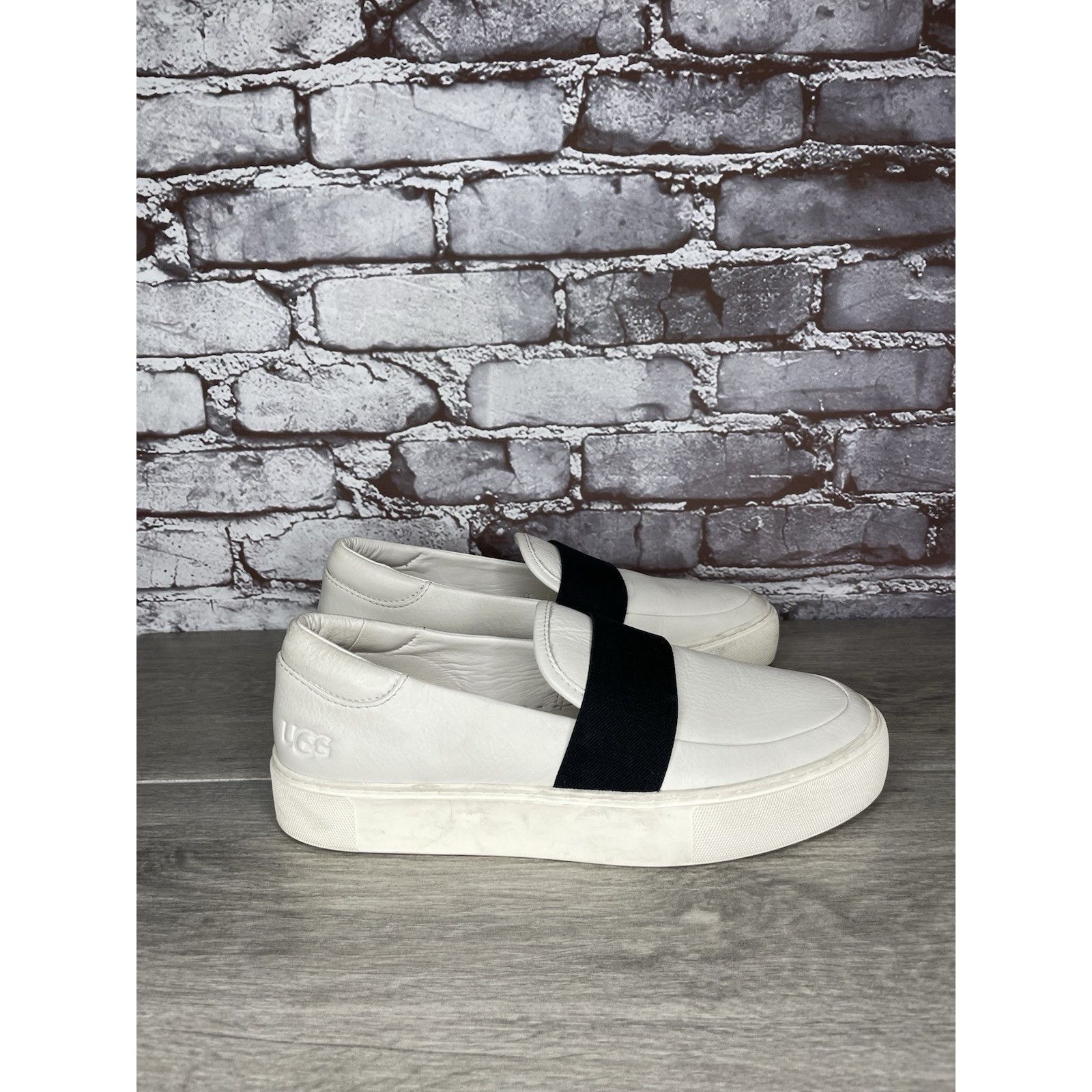 Ugg UGG Chayze White Leather Slip On Sneakers Casual Platform Sh Size US 9 / IT 39 - 12 Thumbnail
