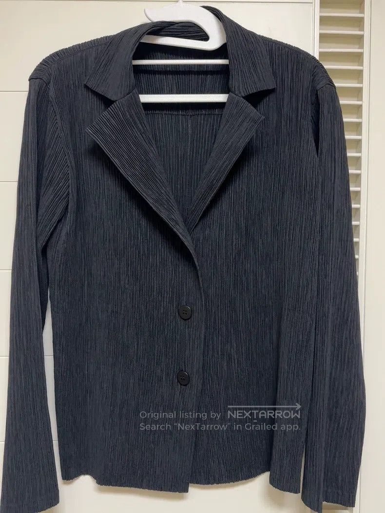Issey Miyake Issey Miyake Toothpick Suit Jacket Size L / US 10 / IT 46 - 1 Thumbnail