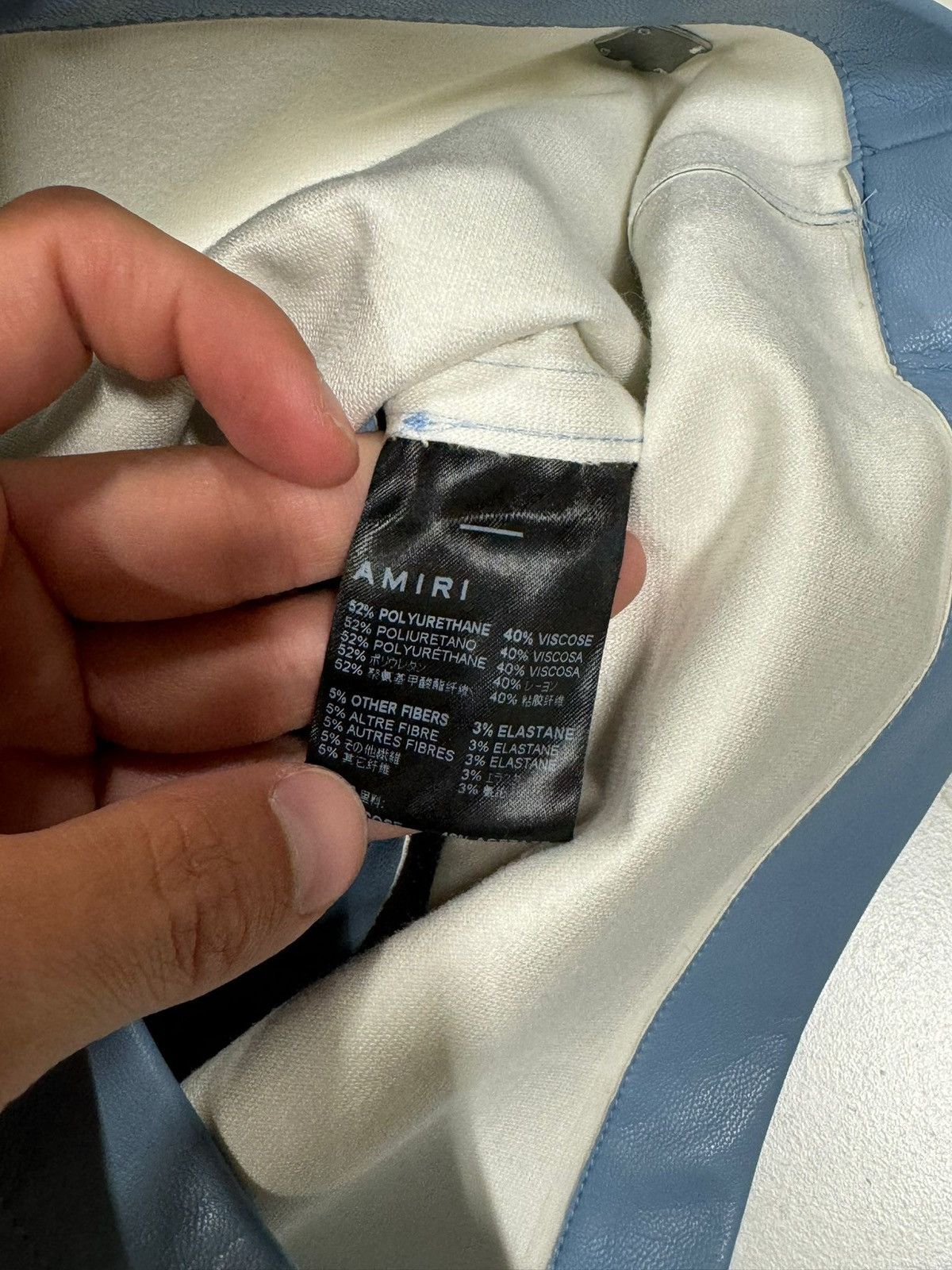 Amiri Amiri Vegan Leather Bball Shorts NEW 1000$ Size US 38 / EU 54 - 6 Thumbnail