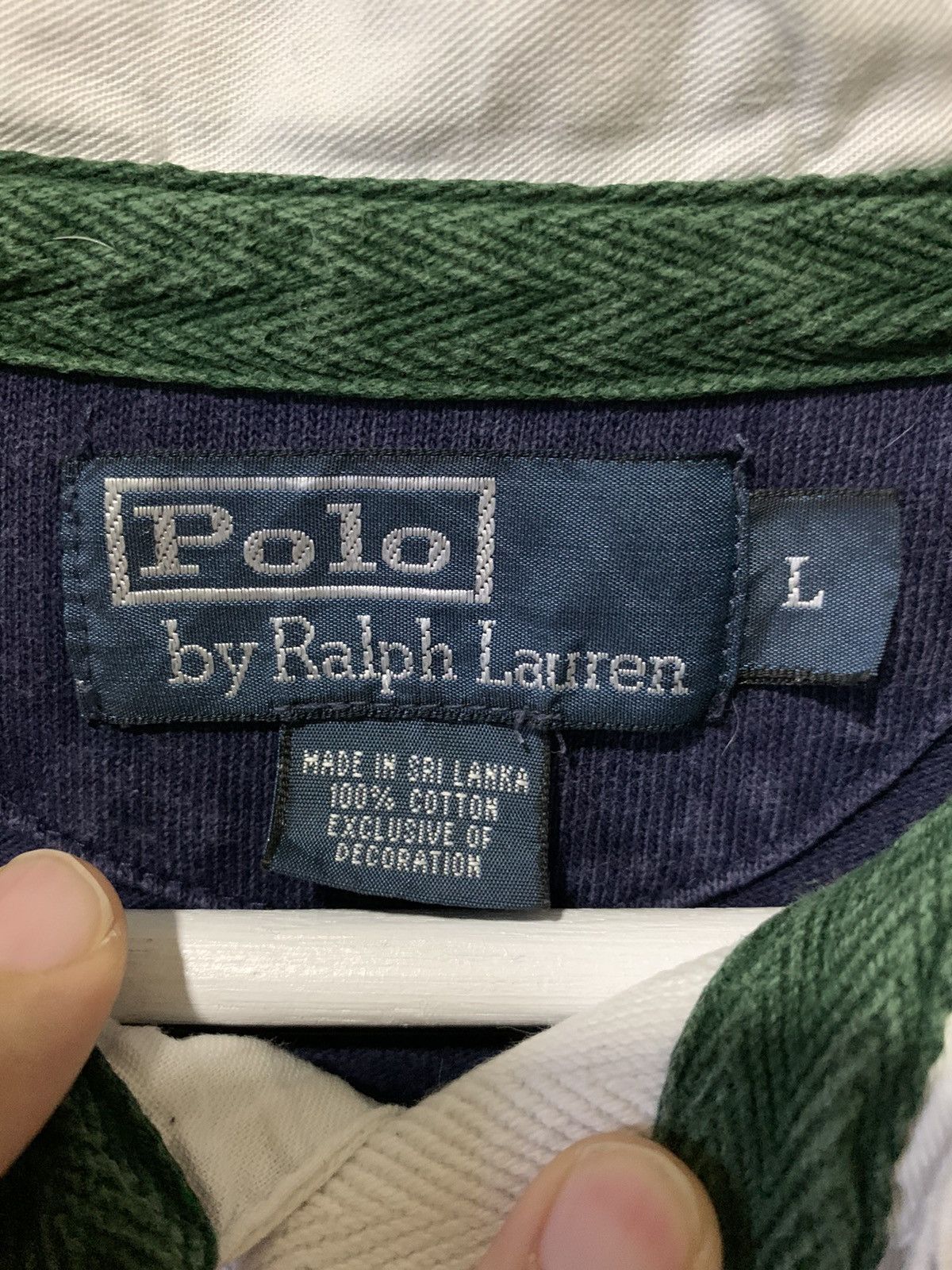 Polo Ralph Lauren Vintage 90s Polo Ralph Lauren Rugby Long Sleeve Size US L / EU 52-54 / 3 - 14 Thumbnail