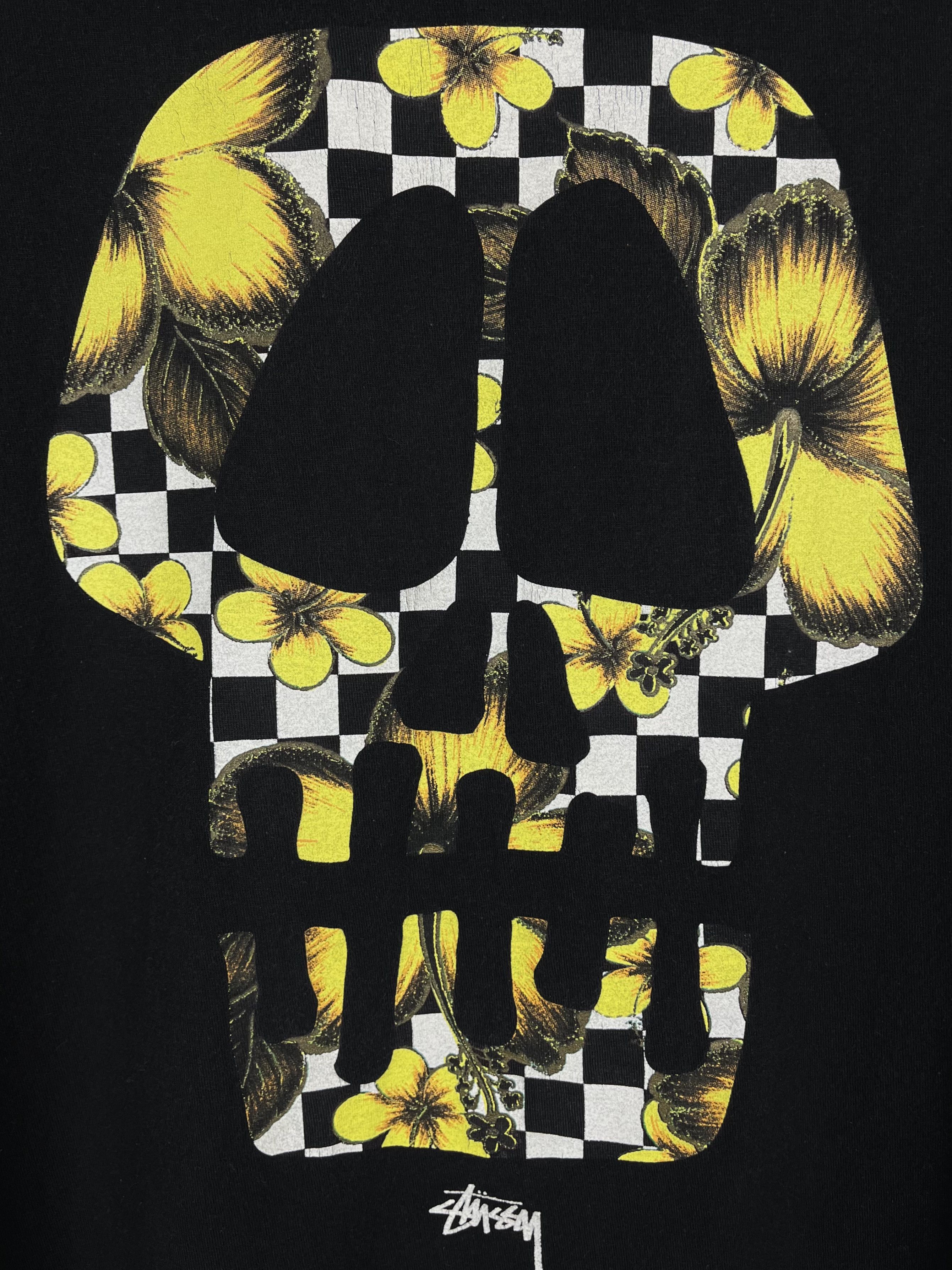Stussy Vintage Stussy Skull Big Logo T Shirt 2000’s Size US M / EU 48-50 / 2 - 7 Thumbnail