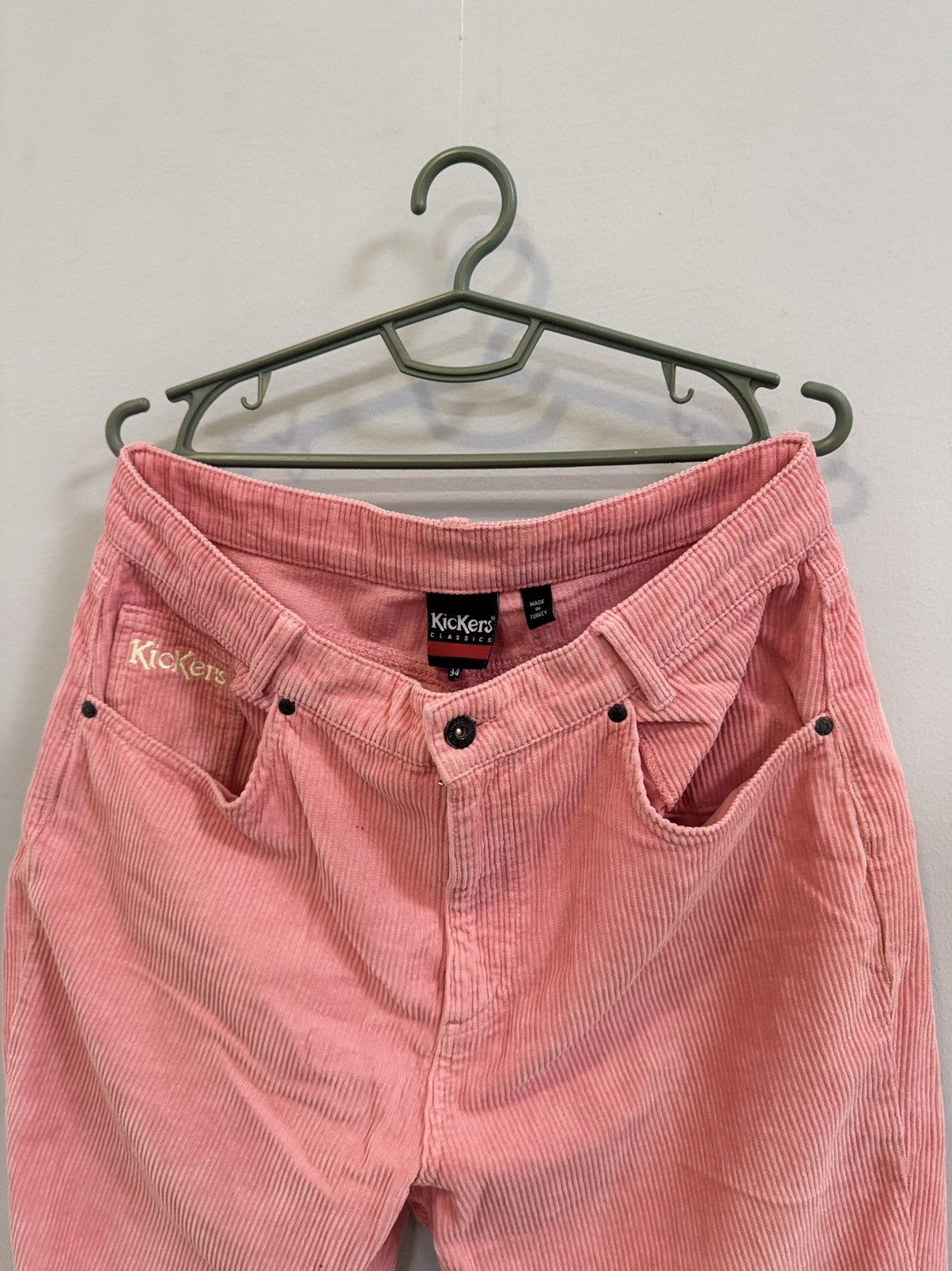 Kickers Very crazy Y2K Pink Velvet pants Size US 34 / EU 50 - 2 Thumbnail