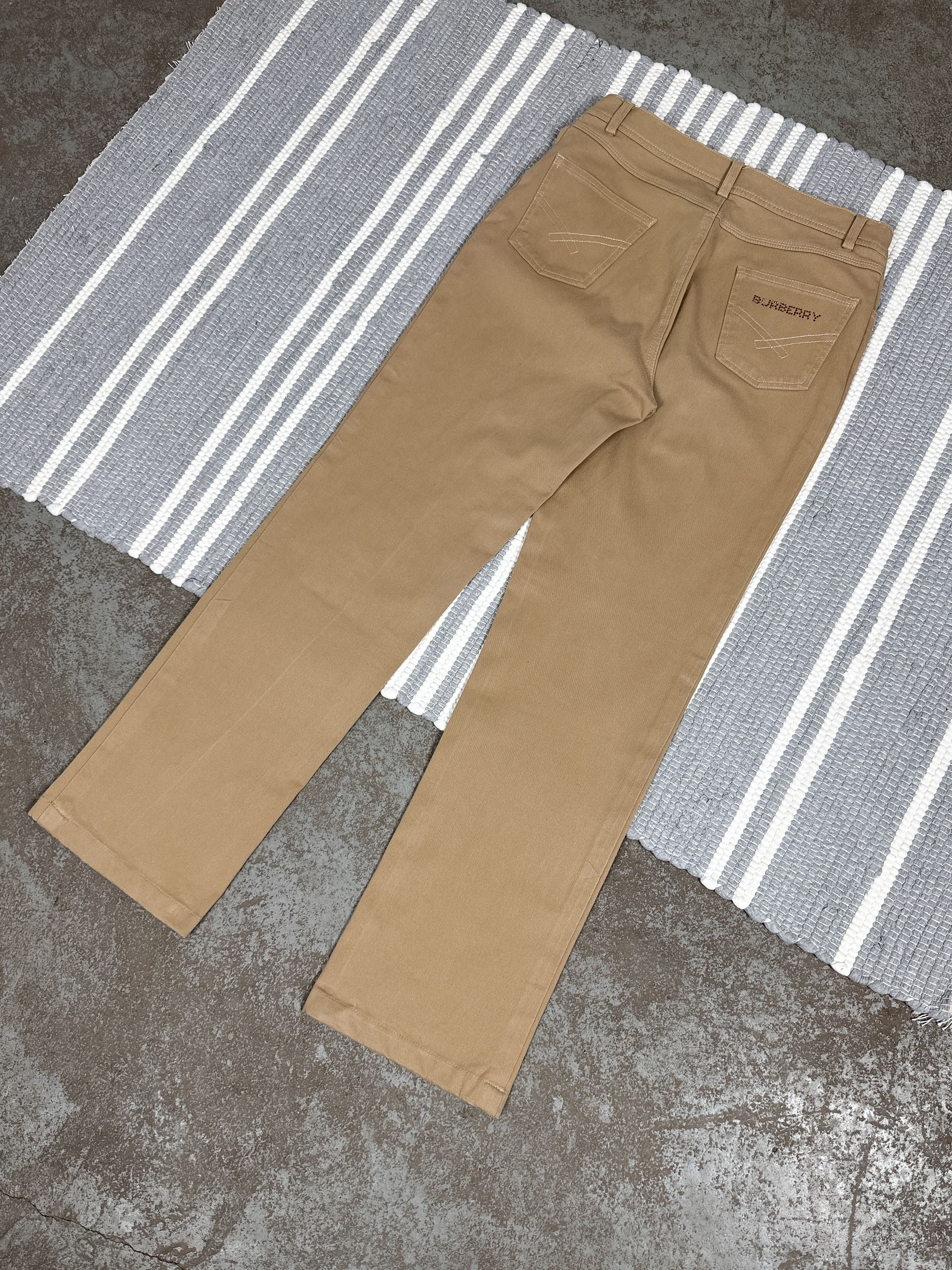 Burberry Burberry Beige Chino Pants Trousers Size 28" / US 6 / IT 42 - 4 Thumbnail
