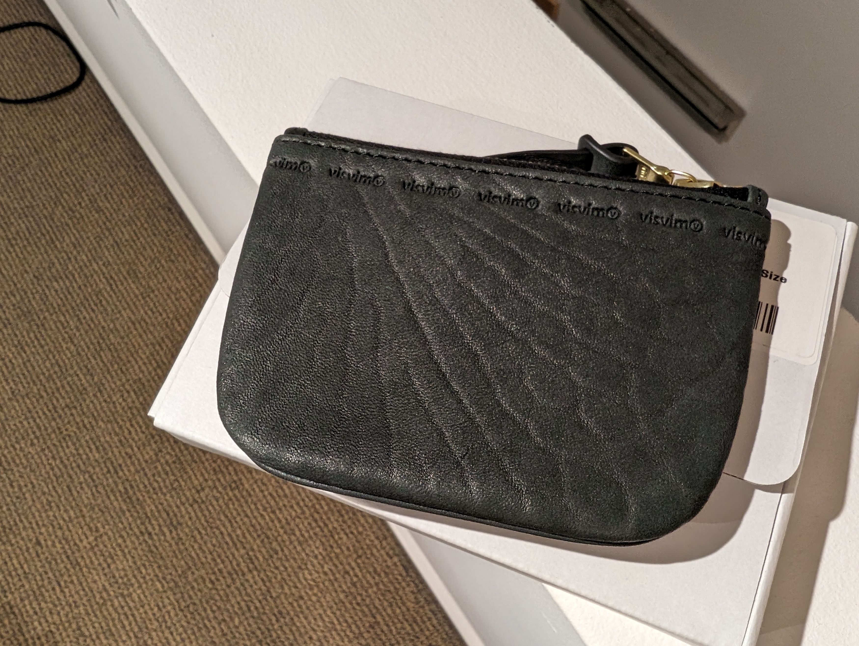 image of Visvim Wallet Horsehide in Black, Men's