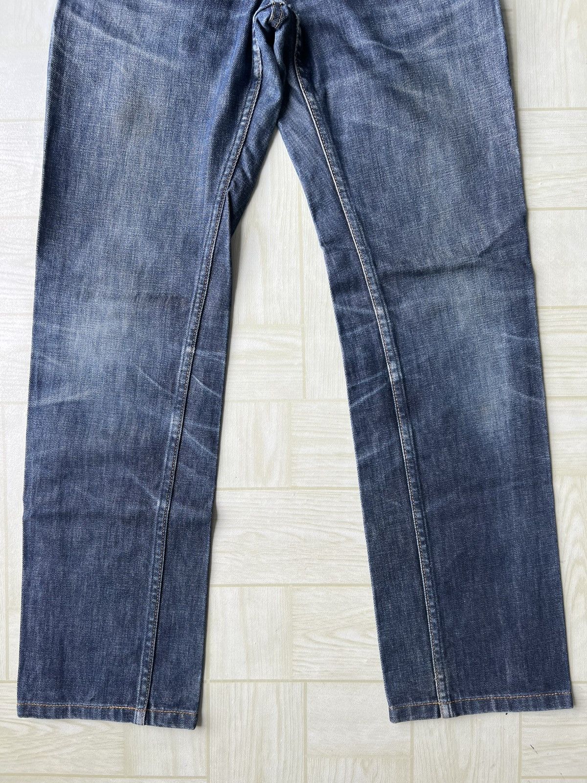 Helmut Lang 1998 Helmut Lang Treat Raw Denim Low Waist Contour Fit Jeans Size US 28 / EU 44 - 7 Thumbnail