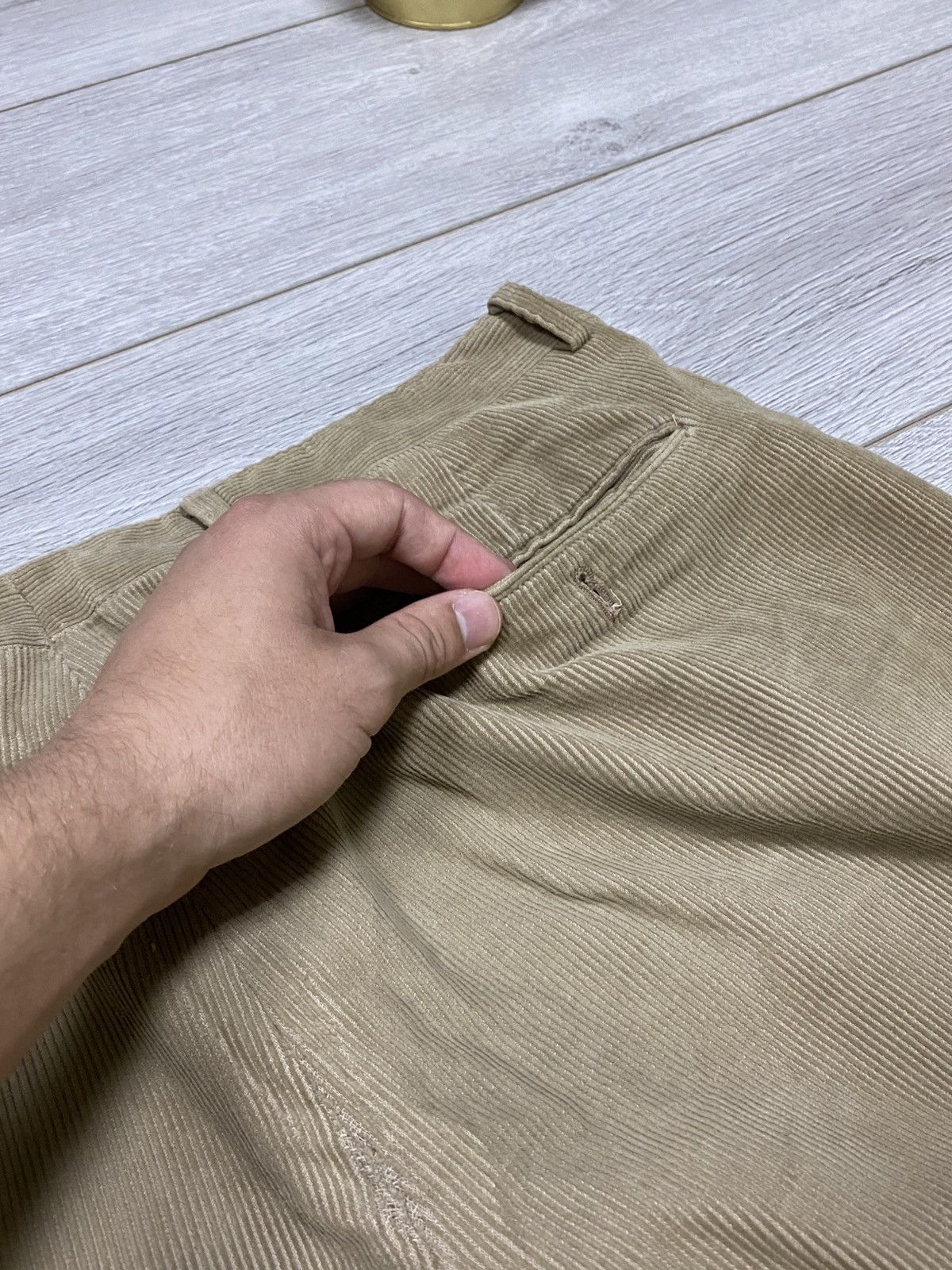 Burberry Burberry Italy vintage corduroy small logo pants Size US 36 / EU 52 - 14 Thumbnail