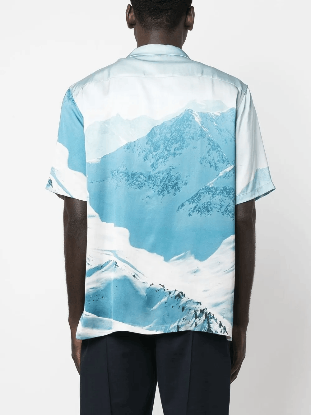 Other Abstract-Print Short-Sleeve Shirt | Blue Size US M / EU 48-50 / 2 - 2 Thumbnail