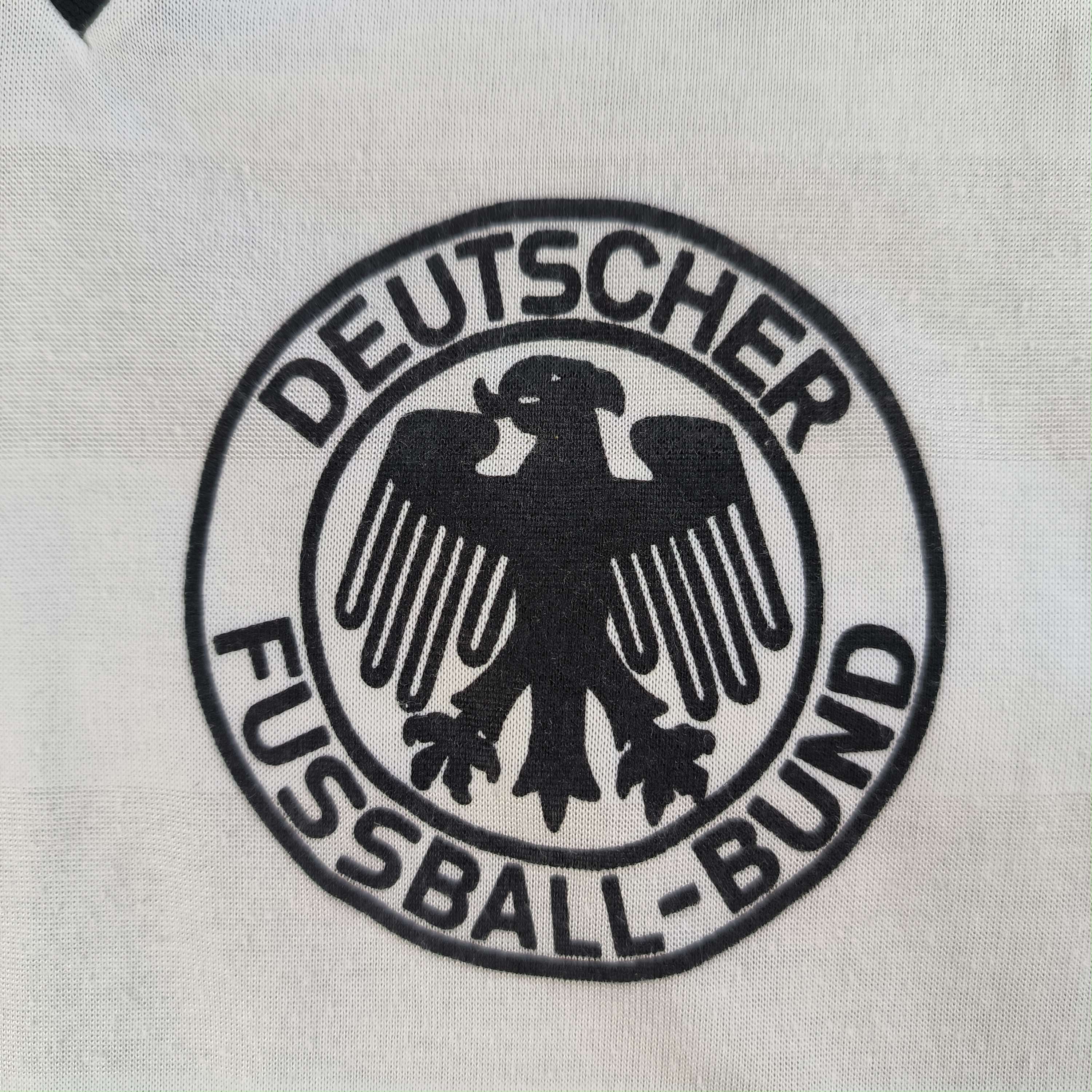 Adidas Germany 1984-86 Adidas home LS football jersey size D5/6 Size US M / EU 48-50 / 2 - 3 Thumbnail