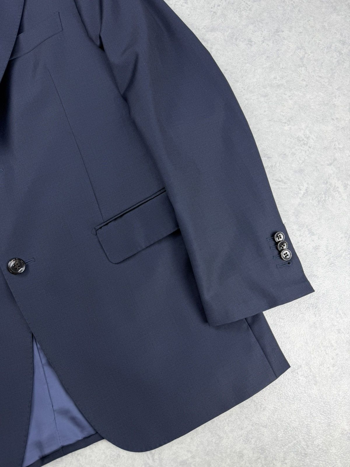 Suitsupply Suitsupply Blue Wool Blazer Super 110s Mens Size 40L - 2 Thumbnail