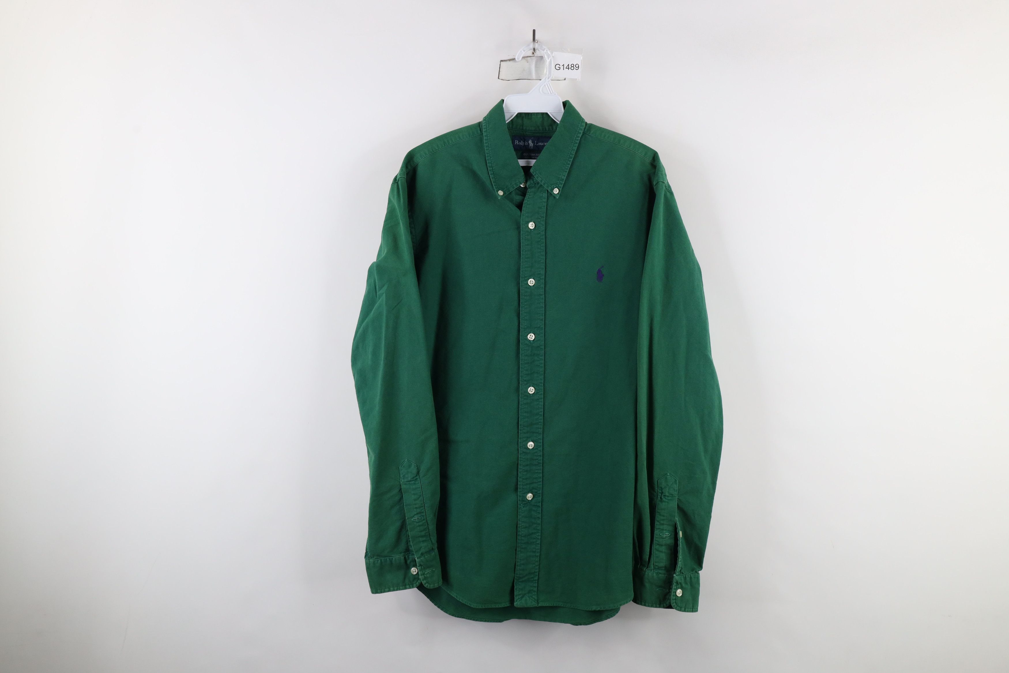 Ralph Lauren × Vintage Vintage 90s Ralph Lauren Faded Collared Button Down Shirt Size US L / EU 52-54 / 3 - 1 Thumbnail