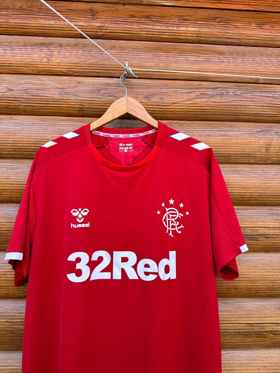 Hummel GLASGOW RANGERS HOME FOOTBALL SHIRT SOCCER JERSEY Size US XL / EU 56 / 4 - 3 Thumbnail