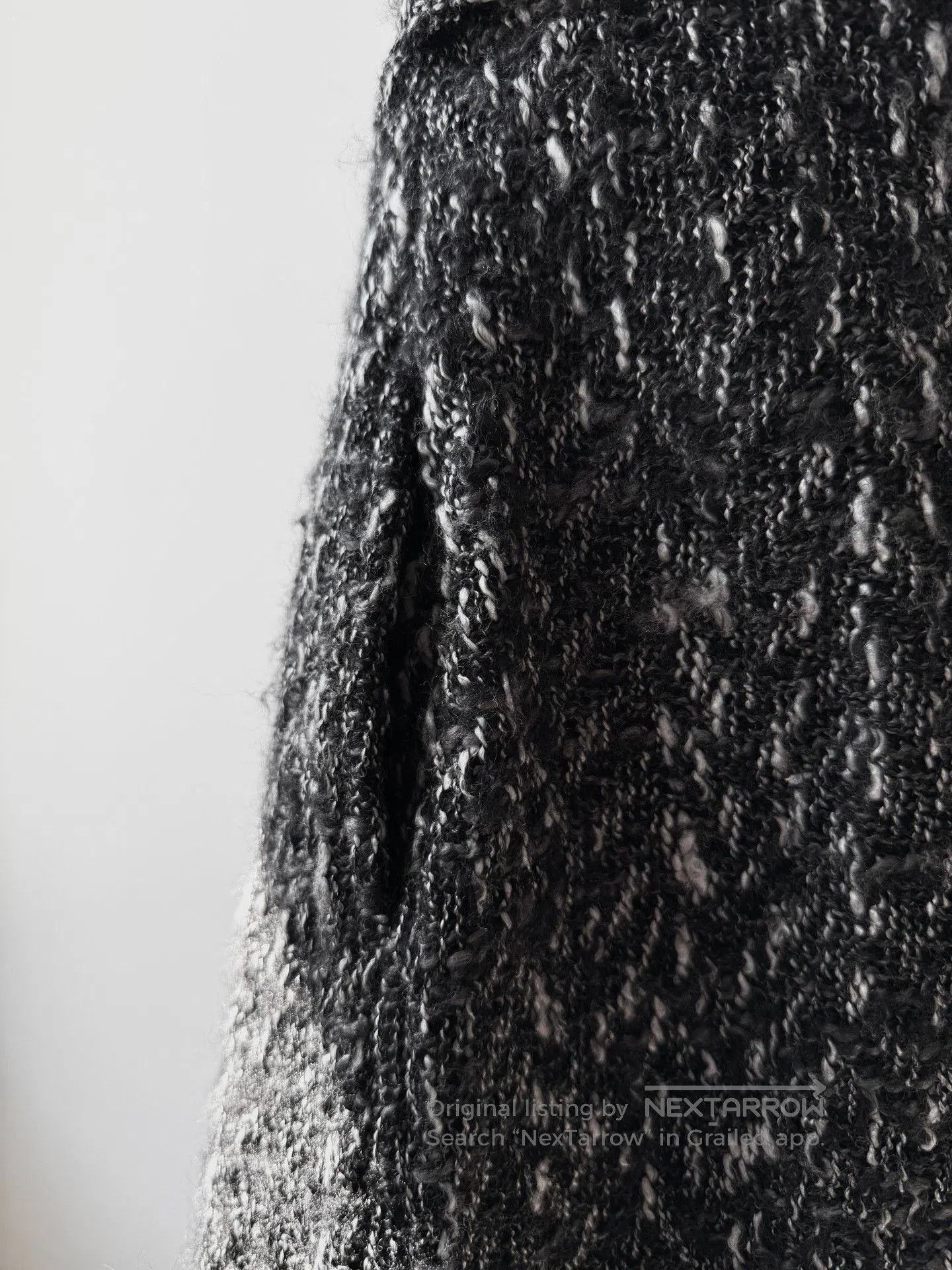 Yohji Yamamoto Yohji Yamamoto Y's 06AW Snowflake Tweed Skirt. Size 35" - 6 Thumbnail