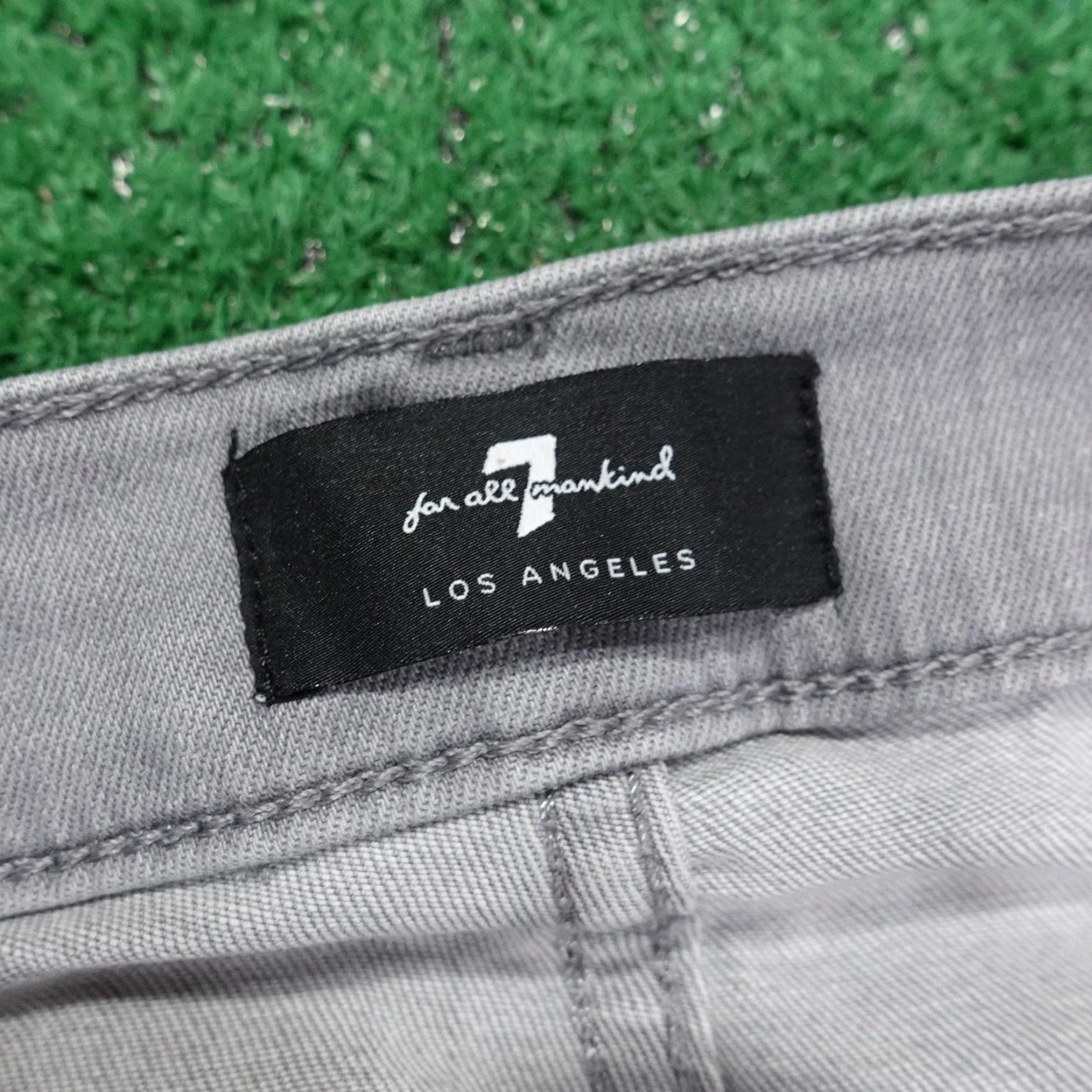 7 For All Mankind 7 For All Mankind Jeans Women 26 Gray Ankle Skinny Stretch Denim Slim Fit Womens Size 26" / US 2 / IT 38 - 7 Thumbnail
