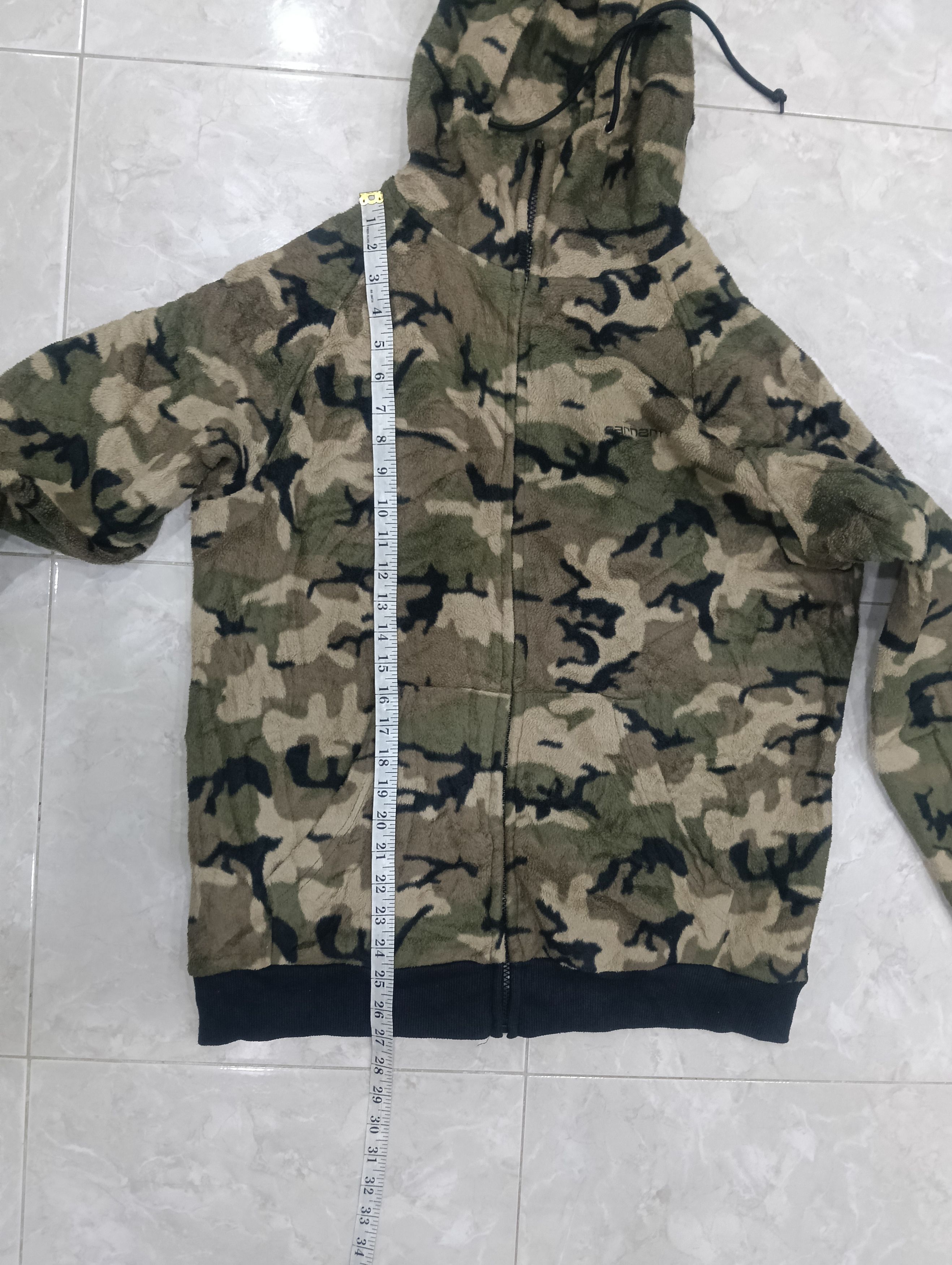 Carhartt Carhatt Camo Hooded Fleece Size US L / EU 52-54 / 3 - 12 Thumbnail