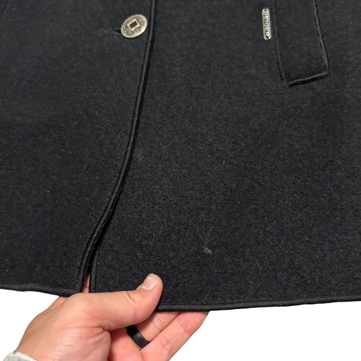 Other Geiger Austria Made Wool Button Front Coat Women's 38 (M) Size M / US 6-8 / IT 42-44 - 3 Thumbnail