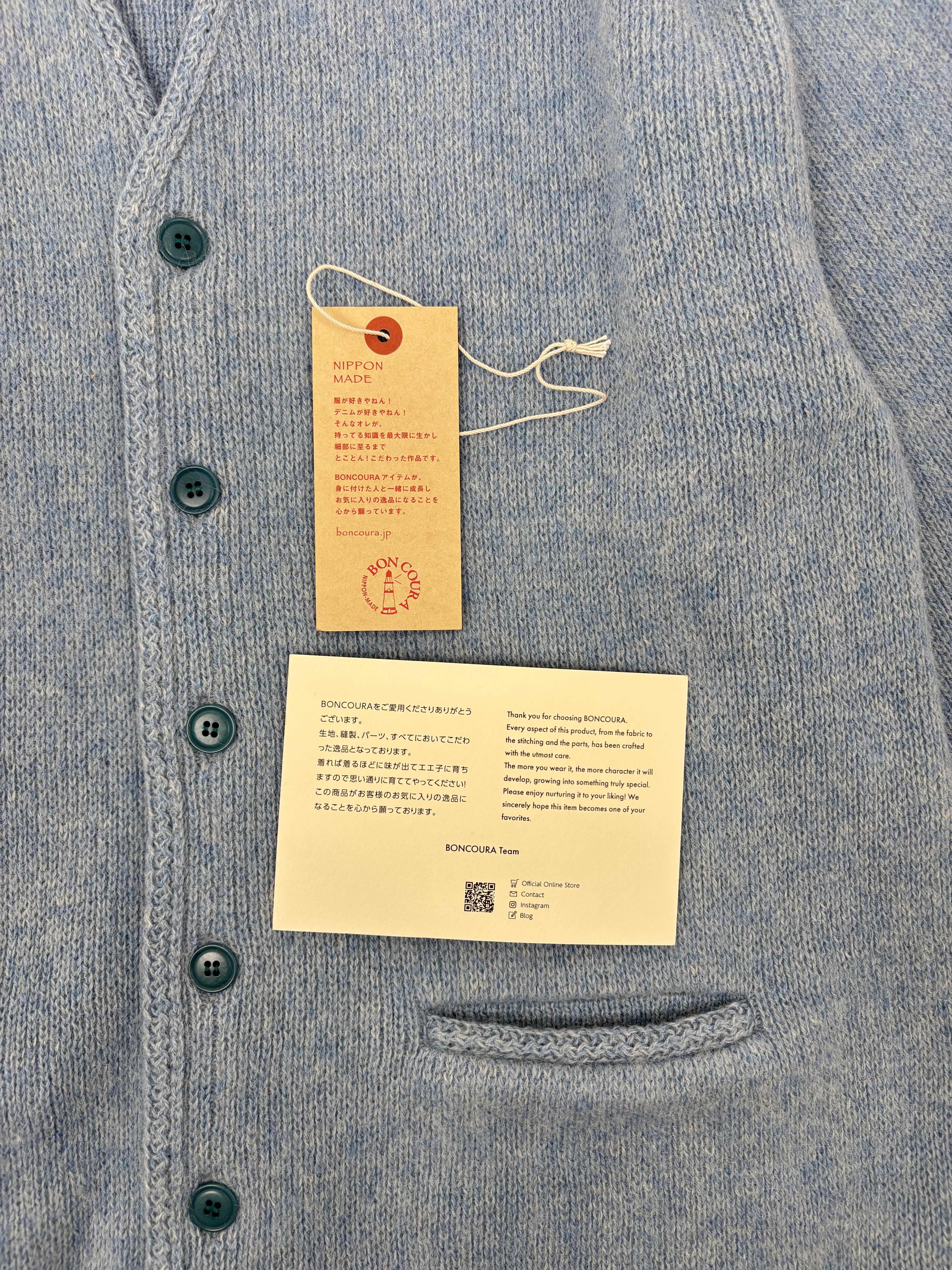 BONCOURA Boncoura Alpaca Mohair Cardigan Size US XL / EU 56 / 4 - 3 Thumbnail