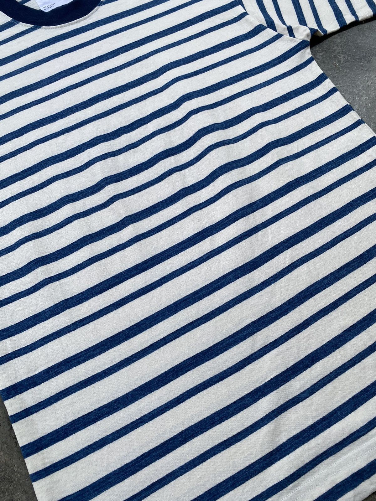 Margaret Howell Vintage MHL Margaret Howell Indigo Striped Tees Size US M / EU 48-50 / 2 - 4 Thumbnail