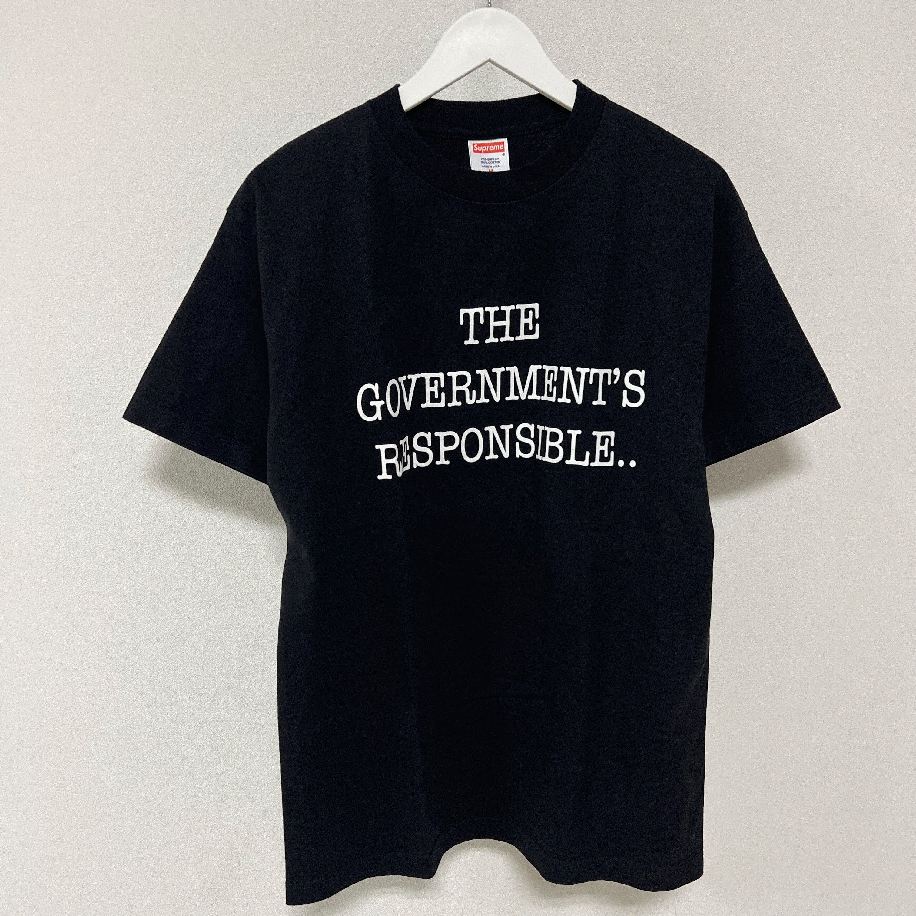 Supreme Supreme SS06 Public Enemy THE GOVERNMENT'S RESPONSIBLE Tee Size US M / EU 48-50 / 2 - 3 Thumbnail