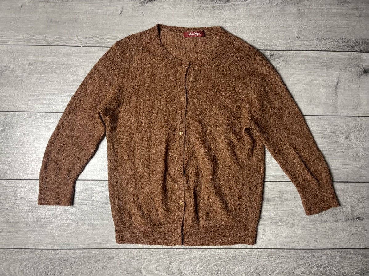 Max Mara Max Mara Studio Cardigan Sweater Jumper size M Size M / US 6-8 / IT 42-44 - 1 Thumbnail