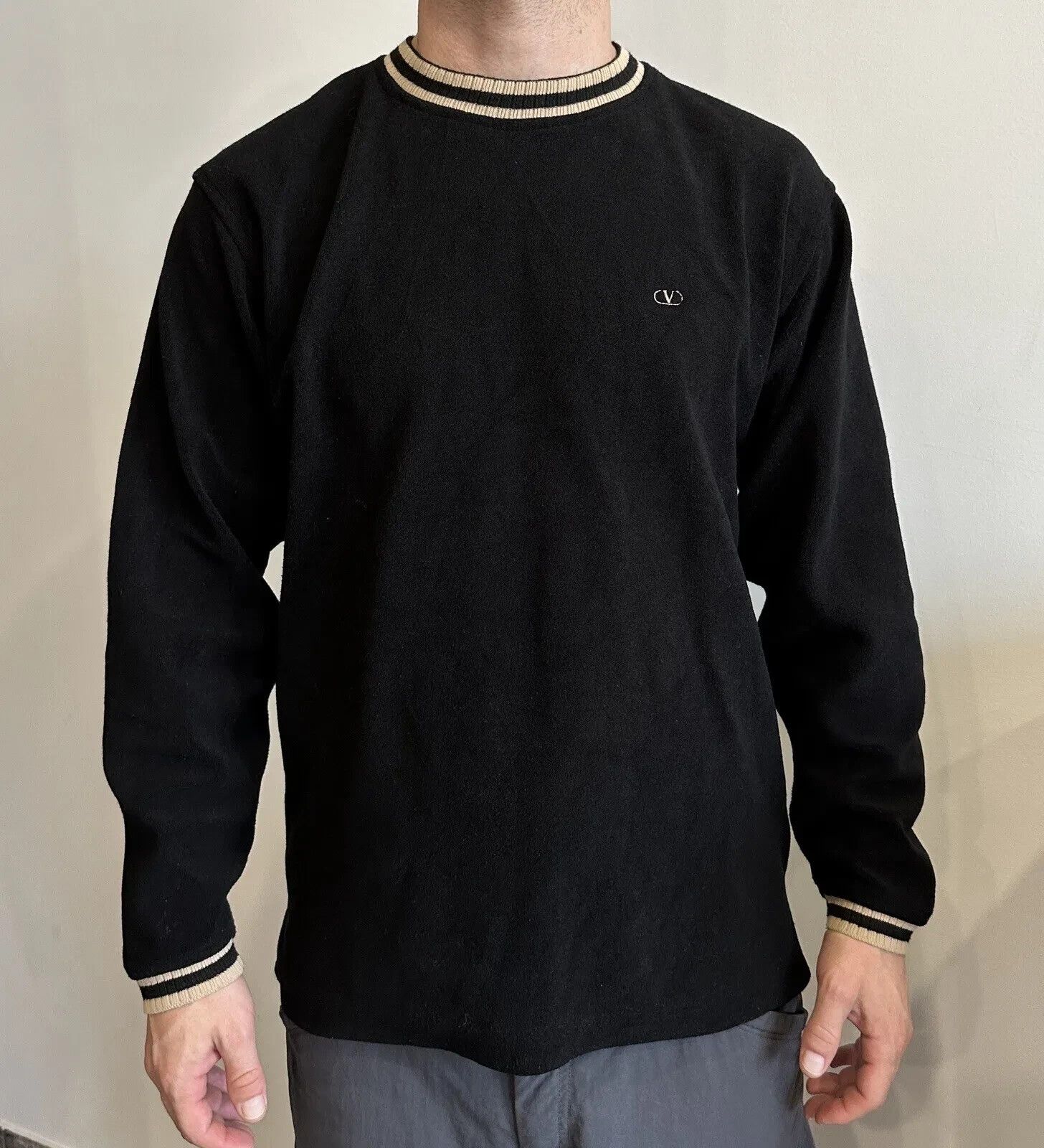 Valentino VINTAGE 1990s 90s VALENTINO SWEATSHIRT SWEATSHIRT MENS Size US L / EU 52-54 / 3 - 3 Thumbnail