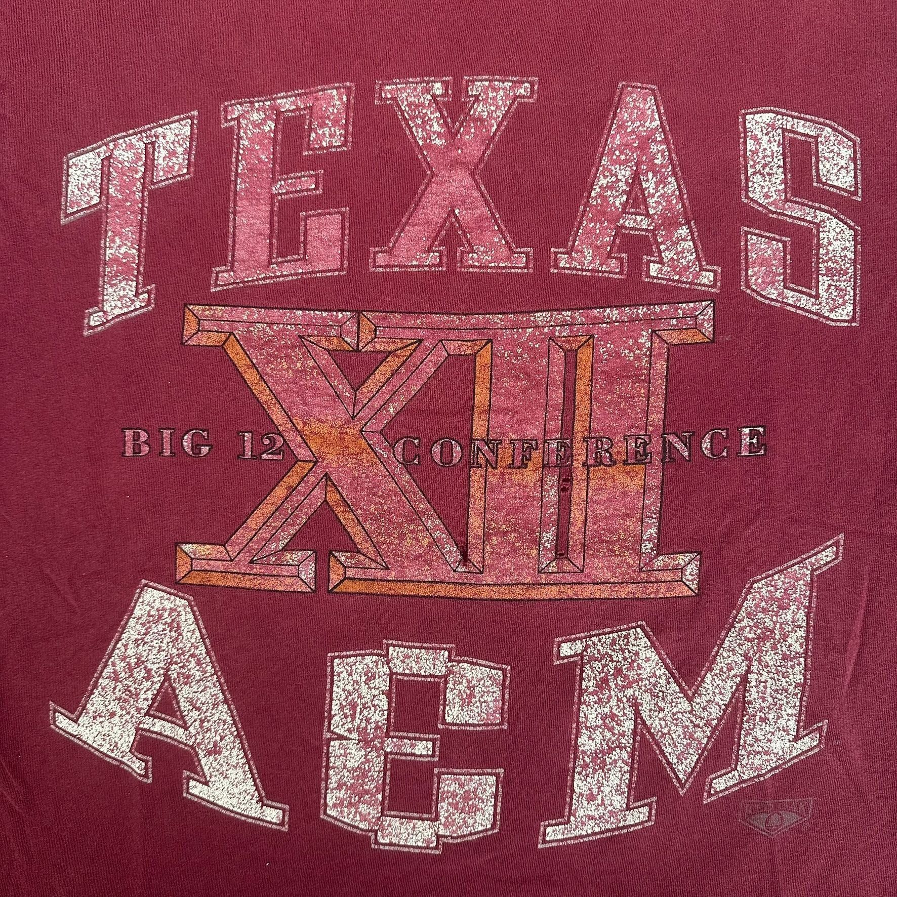 NCAA Vintage 90s Texas A&M T-Shirt Big 12 University College Tee Size US L / EU 52-54 / 3 - 2 Thumbnail