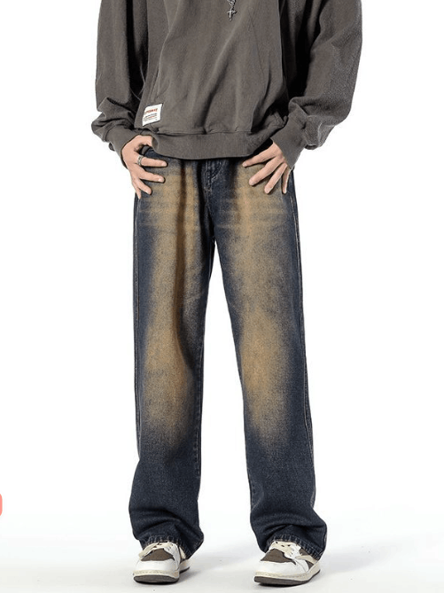 Japanese Brand American washed retro straight jeans y2k Size US 32 / EU 48 - 1 Thumbnail