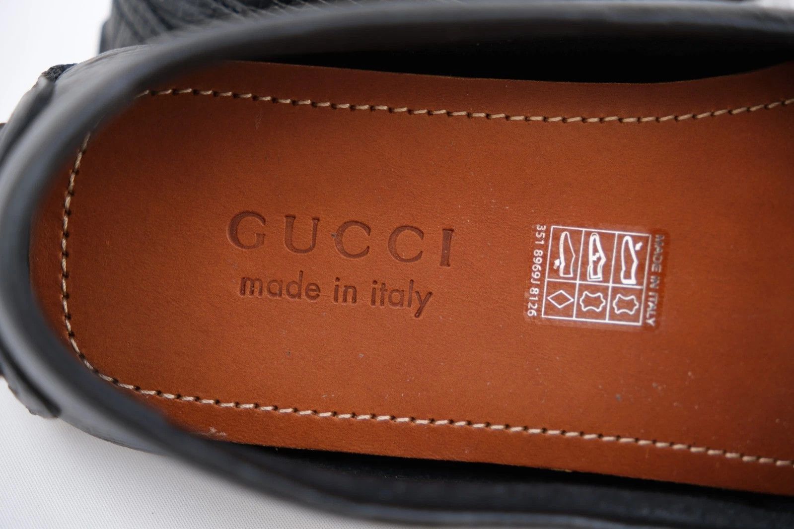 Gucci New Gucci Acapulco Horsebit Leather Grained UK 11 US 12 EU45 Size US 12 / EU 45 - 10 Thumbnail