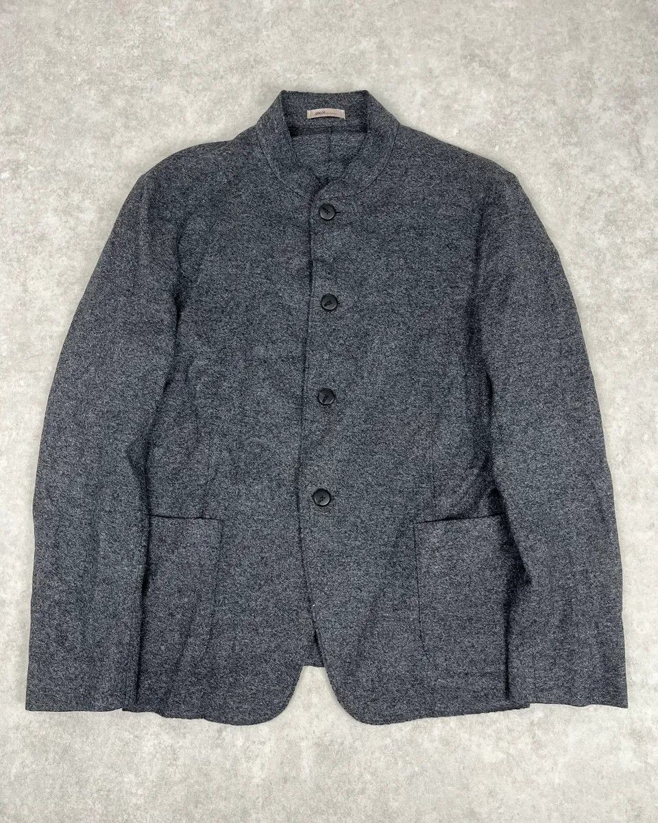 Armani Collezioni SS2017 Armani Collezioni Classy Grey Buttoned Jacket Size 44R - 1 Thumbnail
