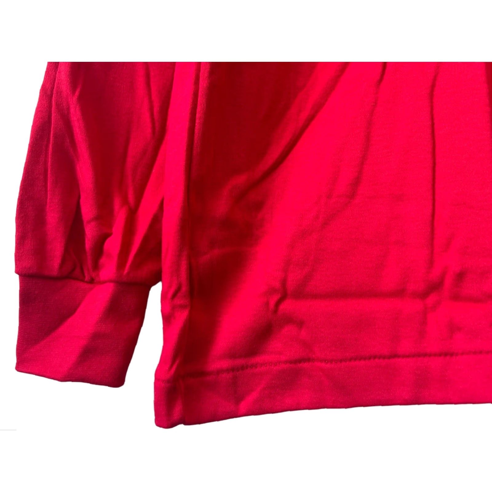 Russell Athletic VINTAGE Russell Athletic Turtleneck Shirt Mens L Red 90s USA Made NOS NWT Cotton Long Sleeve Sweatshirt Size US L / EU 52-54 / 3 - 4 Thumbnail