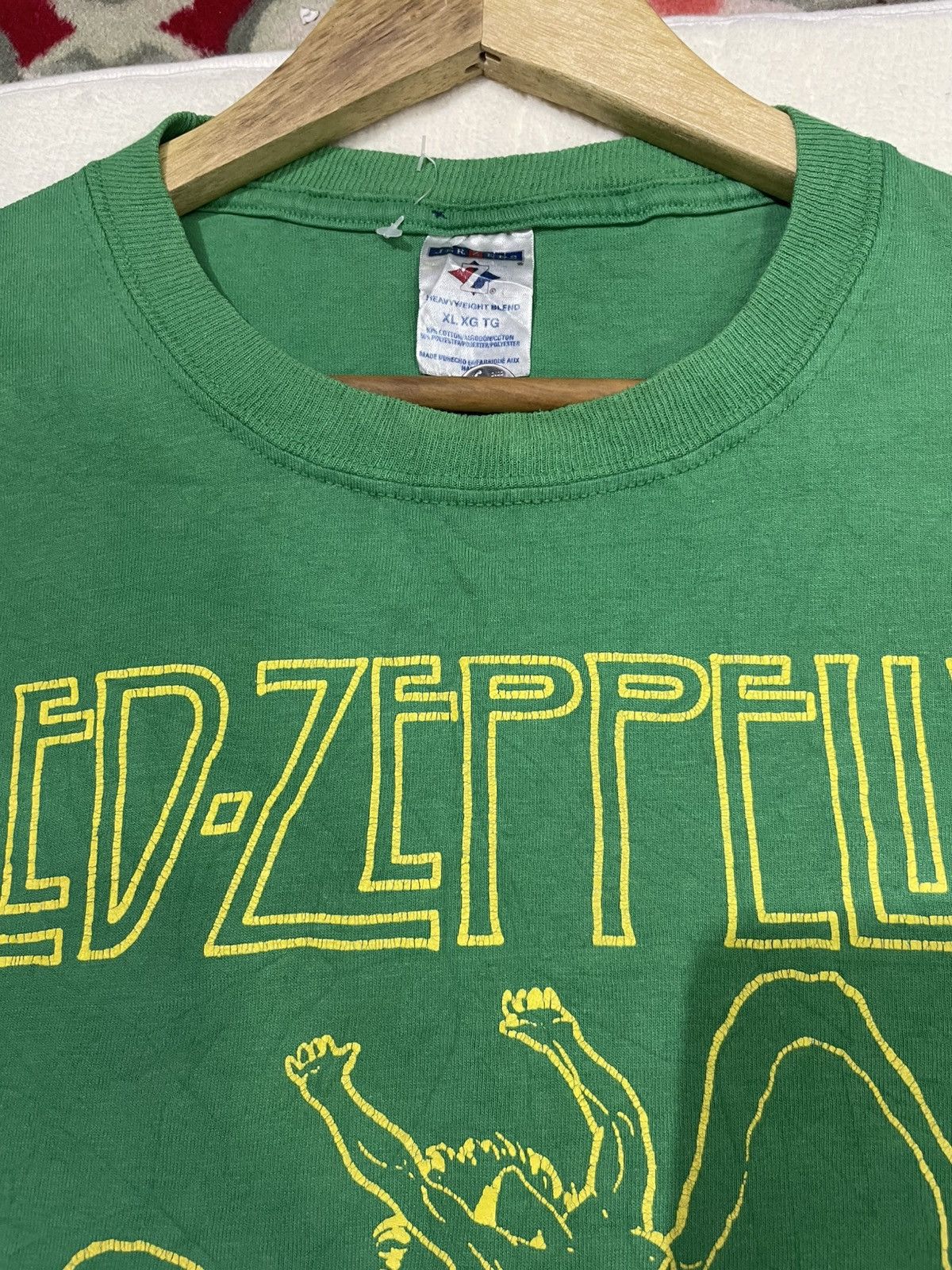 Band Tees × Led Zeppelin × Vintage VINTAGE LED ZEPPELIN ROCK BAND TEE TSHIRT Size US XL / EU 56 / 4 - 7 Thumbnail