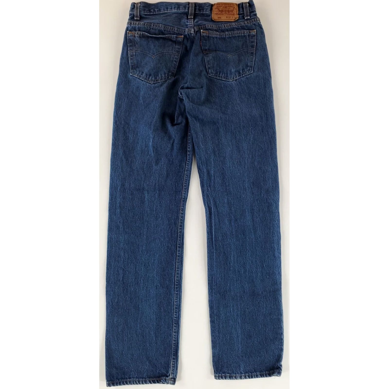 Levi's VINTAGE Levi's 501 Jeans Blue Mens 30 Inseam 33 Straight 90s Straight Jeans 90s Mens Blue 32x34 30x33 Actual Size US 30 / EU 46 - 3 Thumbnail