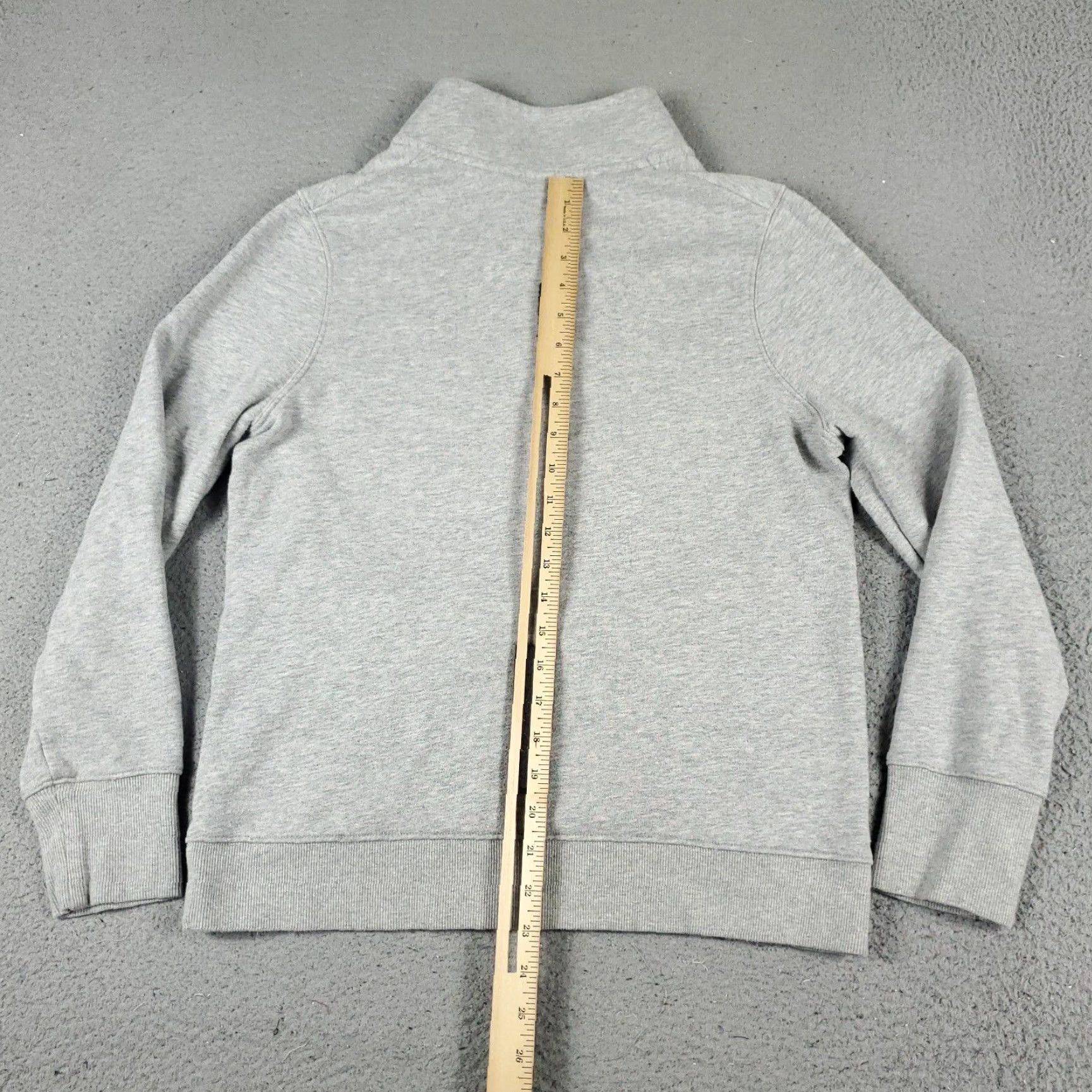 Champion Champion 1/4 Zip Pullover Sweater Womens Medium Gray Solid Knit Long Sleeve Casual Sports Size M / US 6-8 / IT 42-44 - 6 Thumbnail