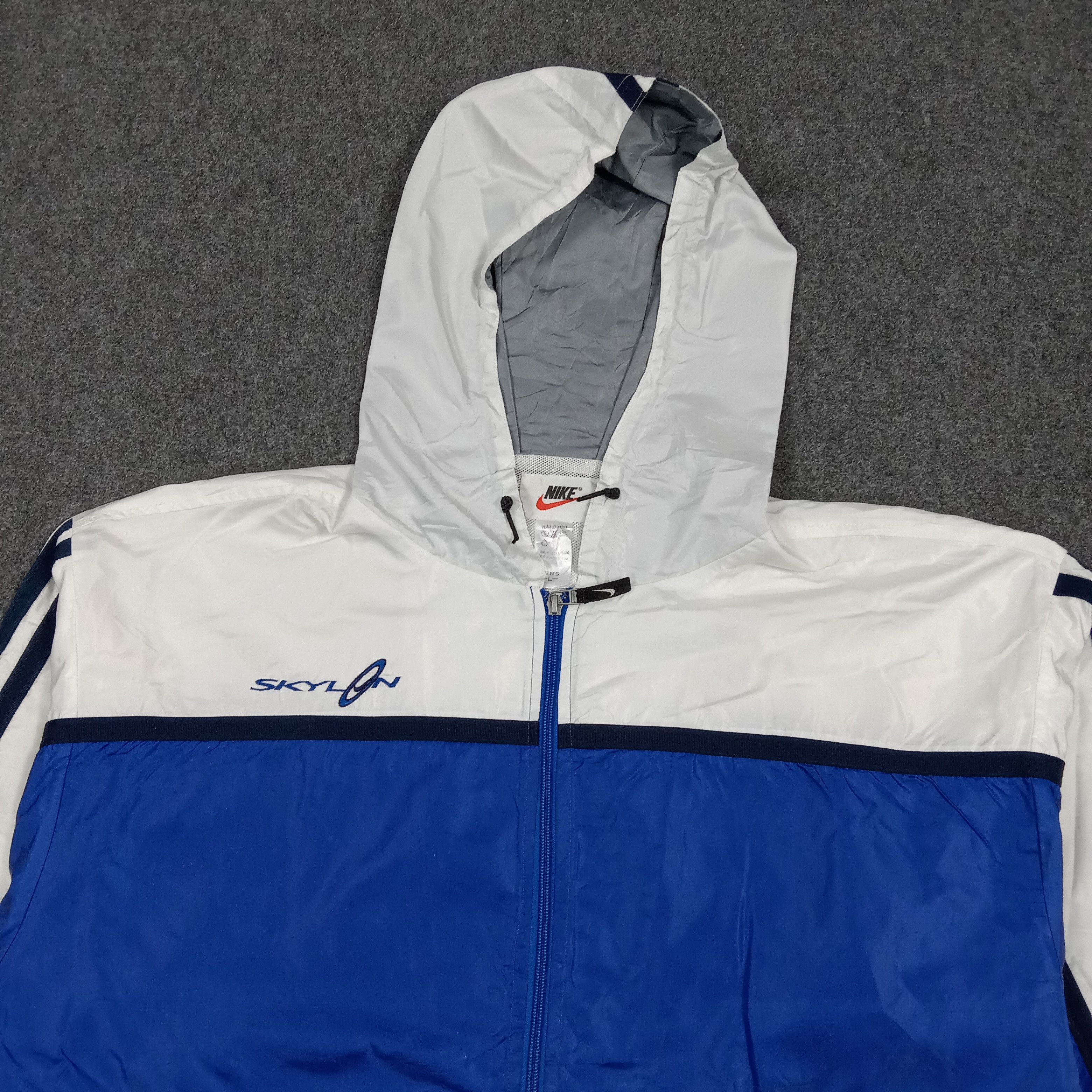 Nike Vintage 90's Nike Skylon Windbreaker Anorak Jacket C290N34 Size US XL / EU 56 / 4 - 3 Thumbnail
