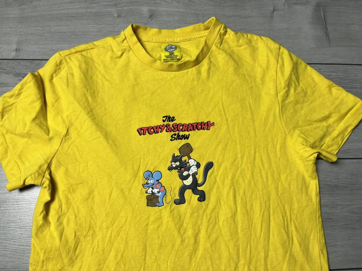 Anime The Simpsons T-shirt the itchy&scratchy show size Medium Size US M / EU 48-50 / 2 - 3 Thumbnail