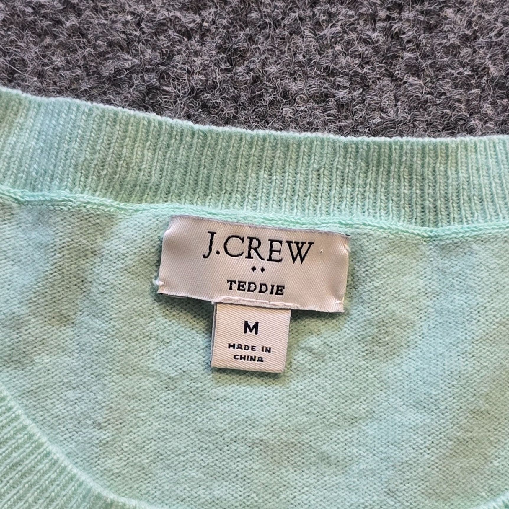 J.Crew J.CREW Sweater Women Size S Green Wool Blend Crew Neck Long Sleeve Casual Pullover Knit Pullover Clothing Ladies Regular Seasonal Classic Size S / US 4 / IT 40 - 3 Thumbnail