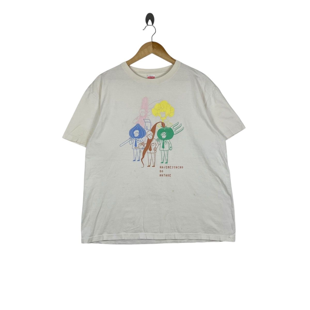 Japanese Brand Vintage Hajime Syacho No Hatake Tee Shirt Size US XL / EU 56 / 4 - 1 Thumbnail