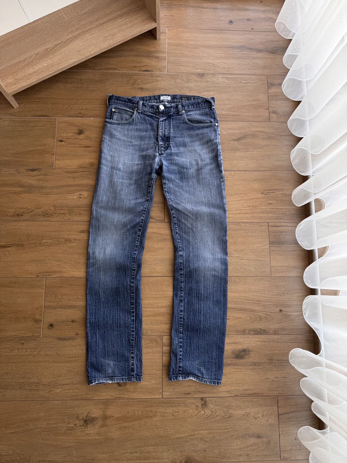Armani Vintage Armani Japanese Denim Regular Jeans Size US 32 / EU 48 - 1 Thumbnail