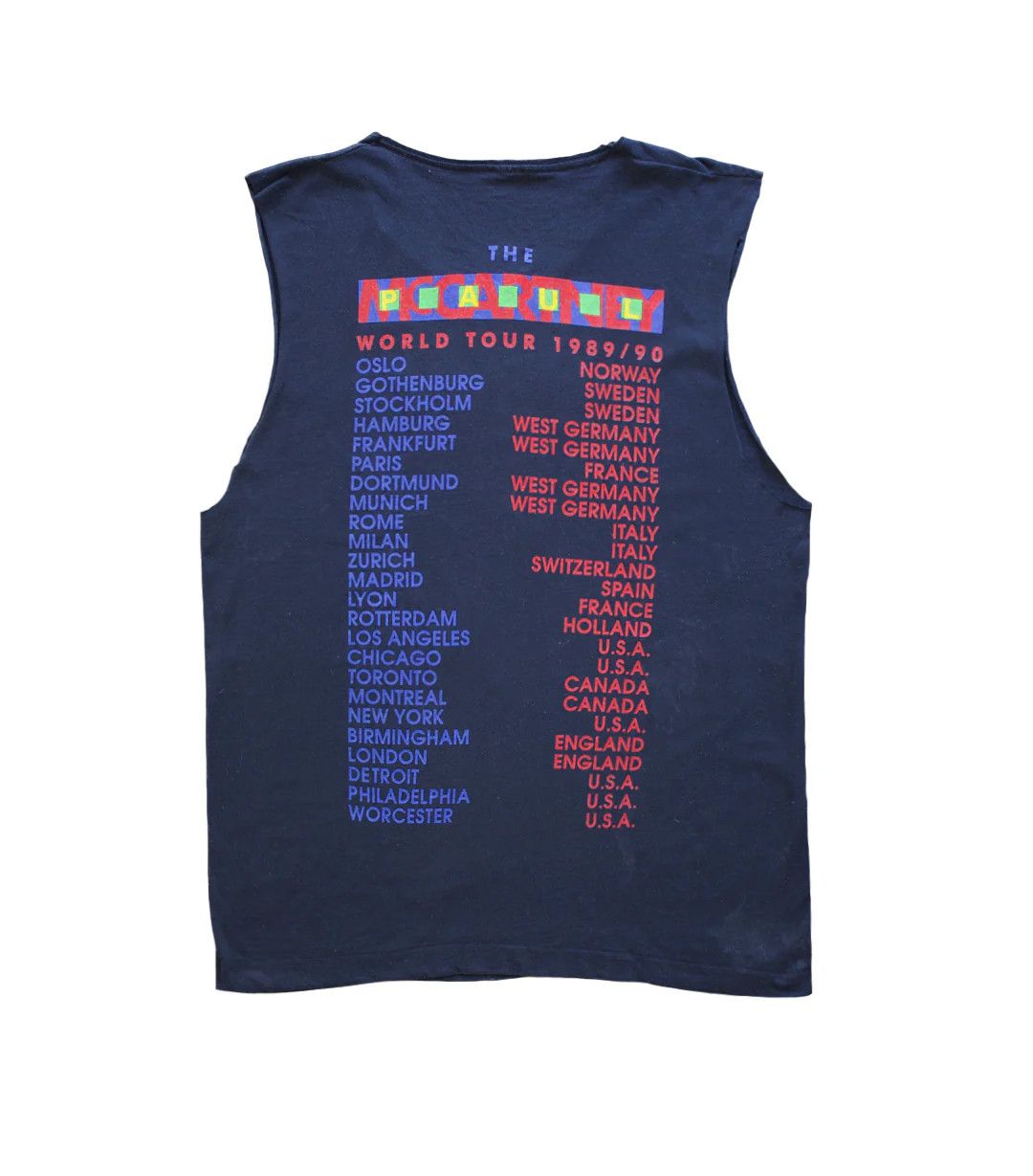 Vintage 1989 Vintage Paul McCartney Sleeveless T-Shirt Size US L / EU 52-54 / 3 - 2 Thumbnail