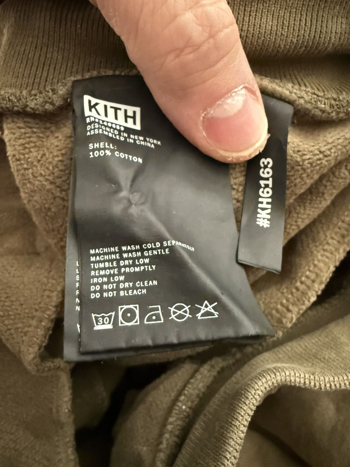 Kith Kith Bleecker Sweatpant - Olive - XL Size US 36 / EU 52 - 6 Thumbnail